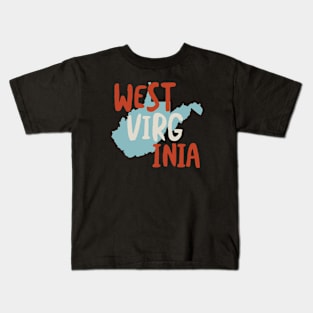 State of West Virginia Kids T-Shirt